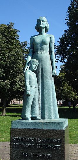 Monument in het Wilhelminapark