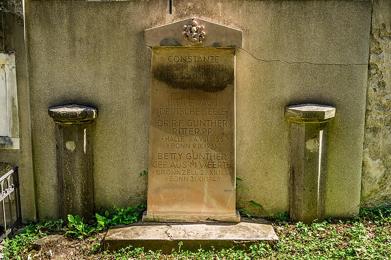 File:Grabstein von Familie Weerth & Günther, Alter Friedhof, Bonn.jpg