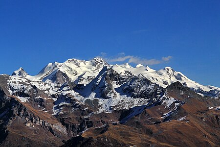 Gruppo del Monte Rosa e Liskamm (photo from Italy)