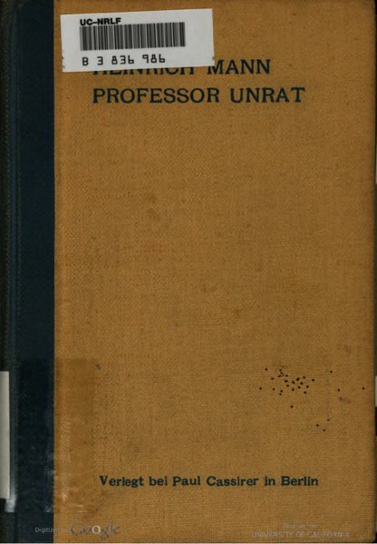 File:H.M. Professor Unrat.djvu