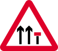 Right lane closed ahead