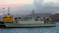 HMS Grimsby in Loch Alsh, 2008.