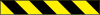 Black and yellow hazard stripes defined by Annex V. HSR 1996 V 1.4a.svg