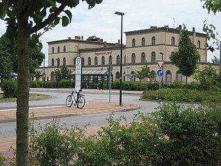 <span class="mw-page-title-main">Hagenow Land station</span> Railway station in Germany