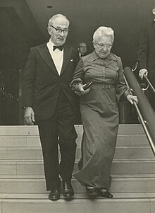 Harry and Flora Slack leaving a black-tie event in Glasgow