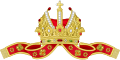 Generic imperial crown in gold with lappets