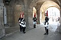 Français : Relève des w:fr:Horse Guards au bâtiment des Horse Guards