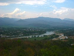 Blick auf Hsipaw