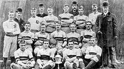 Huddersfield posing with the Yorkshire Cup in 1890 Huddersfield yorkshire cup 1890.jpg