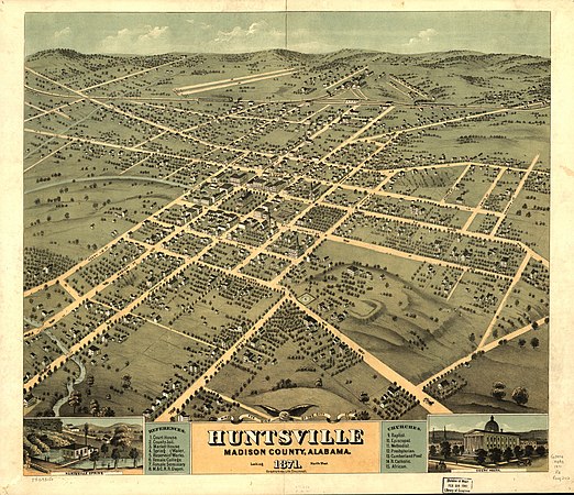 Huntsville in 1871