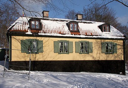 Vägbeskrivningar till Huvudsta gamla slott med kollektivtrafik