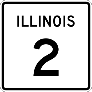 <span class="mw-page-title-main">Illinois Route 2</span> State highway in northern Illinois, US