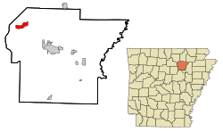 Vị trí trong Quận Independence, Arkansas