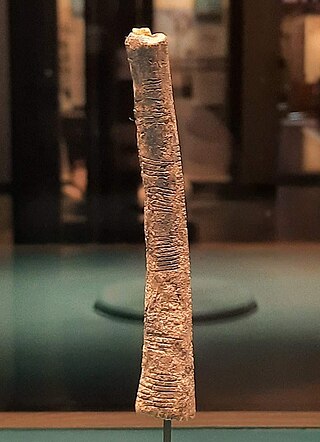 <span class="mw-page-title-main">Ishango bone</span> Paleolithic artifact from Congo