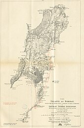 Map of Island of Bombay, 1812-16, re-published in 1893 Island of Bombay Map 1812-16.jpg