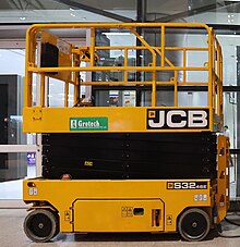 JCB S1930E Scissor Lift at Rajiv Gandhi International Airport, hyderabad JCB S1930E Scissor Lift at Rajiv Gandhi International Airport, hyderabad.jpg