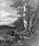 Jacob van Ruisdael and Johannes Lingelbach - Landscape with a hunting scene.jpg