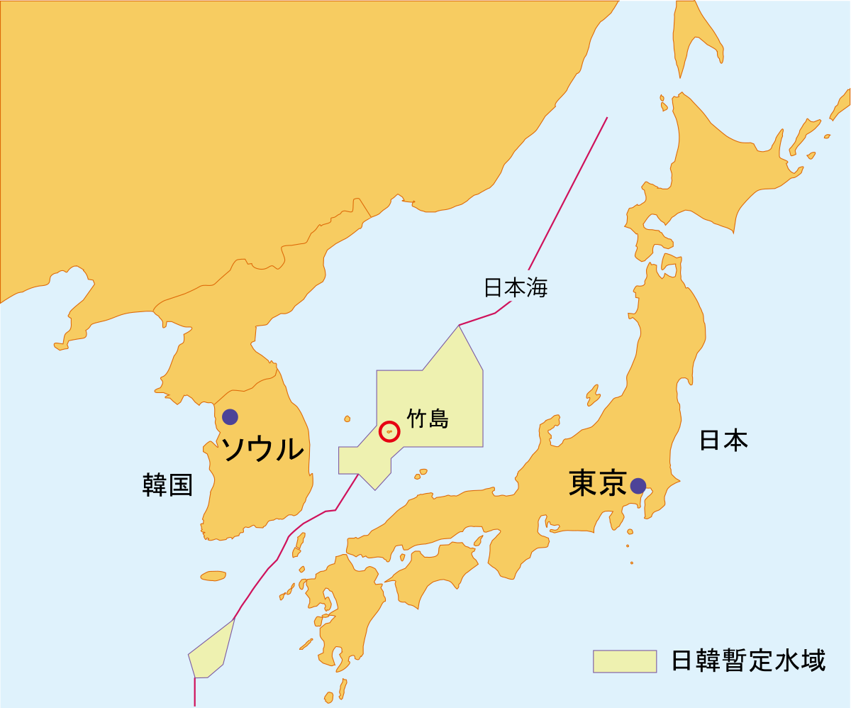 Japan Korea provisional zone J.svg