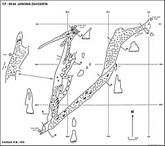 Plan jaskini