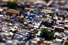 Digitally blurred miniature fake of Jodhpur Jodhpur tilt shift.jpg