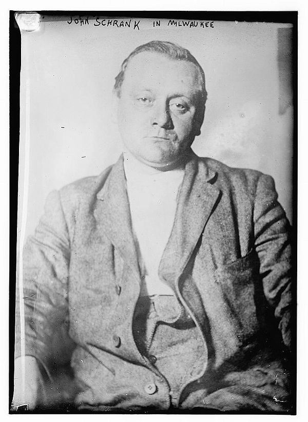 October 14, 1912: John Schrank shoots Theodore Roosevelt at Milwaukee