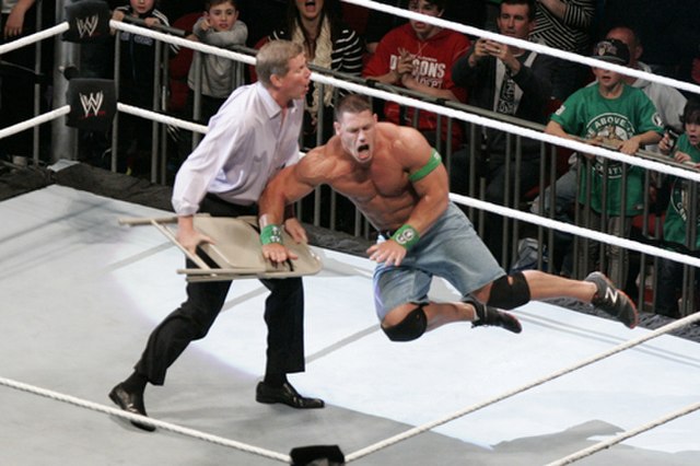 The end of Laurinaitis's role as an on-screen authority figure saw him have a rivalry with John Cena