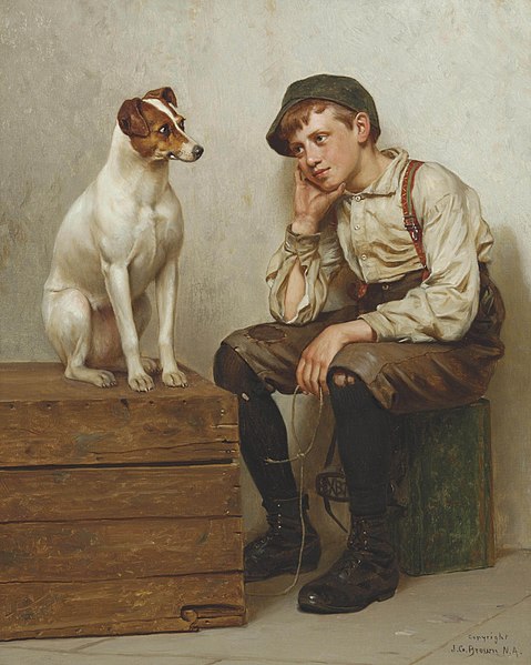 File:John George Brown - Mutual Admiration.jpg