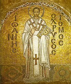 mozaik z likom svetega Janeza Zlatoustega
