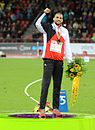 Kariem Hussein 2014 auf dem Siegerpodium der EM