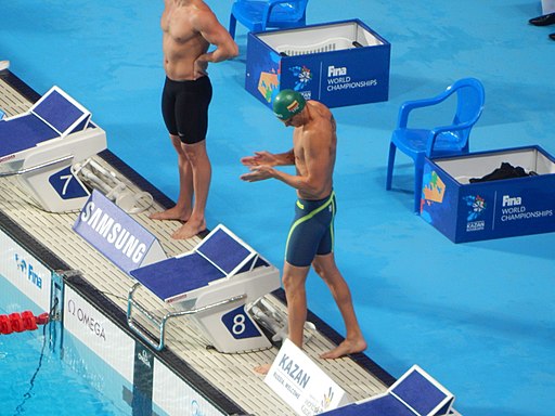 Kazan 2015 - final 50m breast Giedrius Titenis