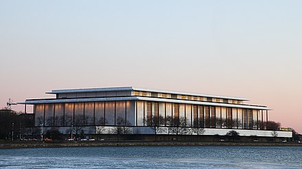 The Kennedy Center for Performing Arts is home to the Washington National Opera and National Symphony Orchestra.