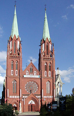 Neogotická kostel sv. Petra a Pavla
