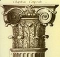 Kunmetita kapitelo de Claude Perrault el 1683
