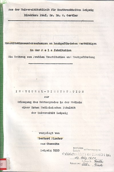 File:Konstitutionsuntersuchungen an hautgefährdeten Werktätigen in der Pelzfabrikation, Eberhard Fischer, 1953.jpg