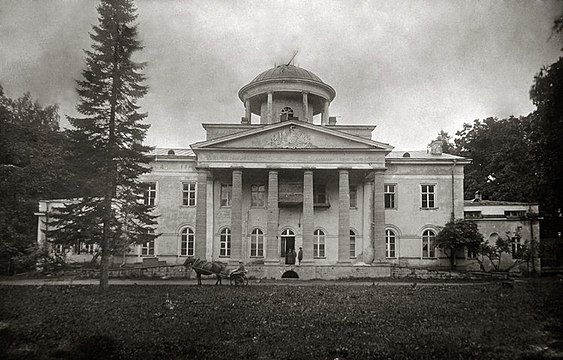 Palacio de los Albrechts en Kotly.  Fotos antes de 1917