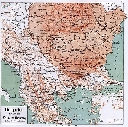 Bulgaria during the reign of Omurtag (814-831)