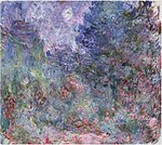 "La Maison vue du jardin aux roses" (1922-1924) de Claude Monet - Musée Marmottan Monet, inv. 5103 (W1947)