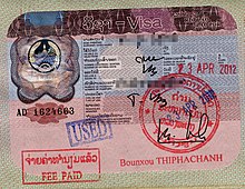 Visum laos online