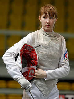 Larisa Korobeynikova Russian fencer