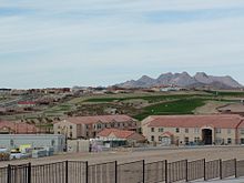 New development on Las Cruces' east mesa.