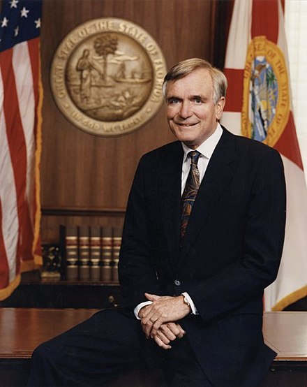 Chiles' official portrait as Governor