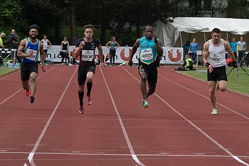 Isiwal: Leichtathletik Gala Linz 2017, Finallauf 100m Männer