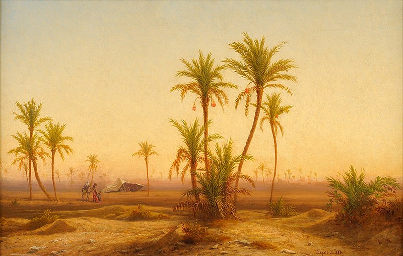 File:Ligeti Antal - 1889 - Oázis a sivatagban.jpg