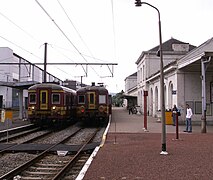 Trains à quai en 2007.