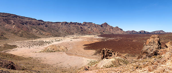 Llano de Ucanca in Tenerife, Spain