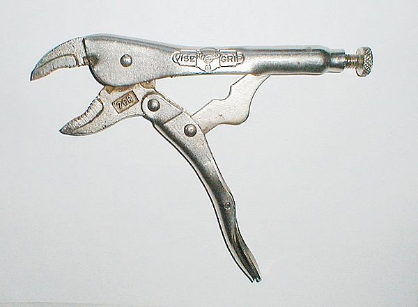 Locking pliers exemplify a four-bar, one degree of freedom mechanical linkage. The adjustable base pivot makes this a two degree-of-freedom five-bar l