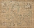 Map of London, Canada West, dated 1840 & 1841, includes measurements of lots, names of some landowners, "Glebe belonging to St. Paul's Church", and other landmarks. (1840)