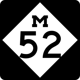 <span class="mw-page-title-main">M-52 (Michigan highway)</span> State highway in Michigan, United States