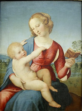 <i>Colonna Madonna</i> Painting by Raphael