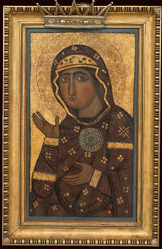 Icon of Madonna di Sant' Alessio (Madonna of St. Alexis; Madonna of Intercession) Madonna S.Alessio.jpg